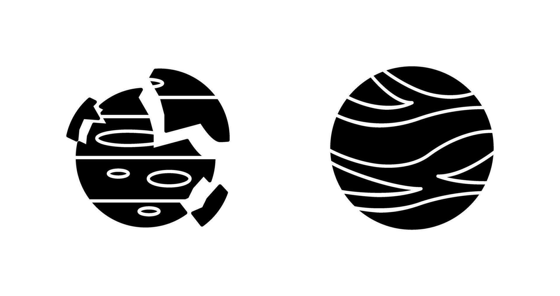 venus and destroyed Icon vector