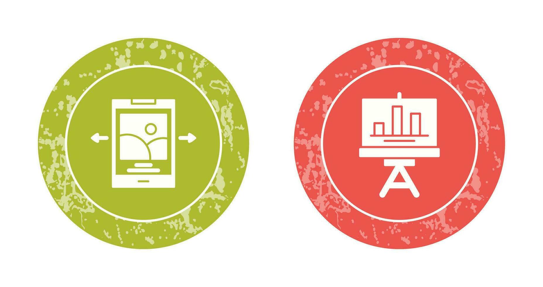 Swipe and Finance Icon vector