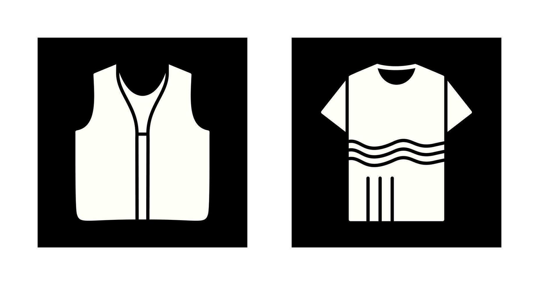 Swimming Vest and Accessory Icon vector