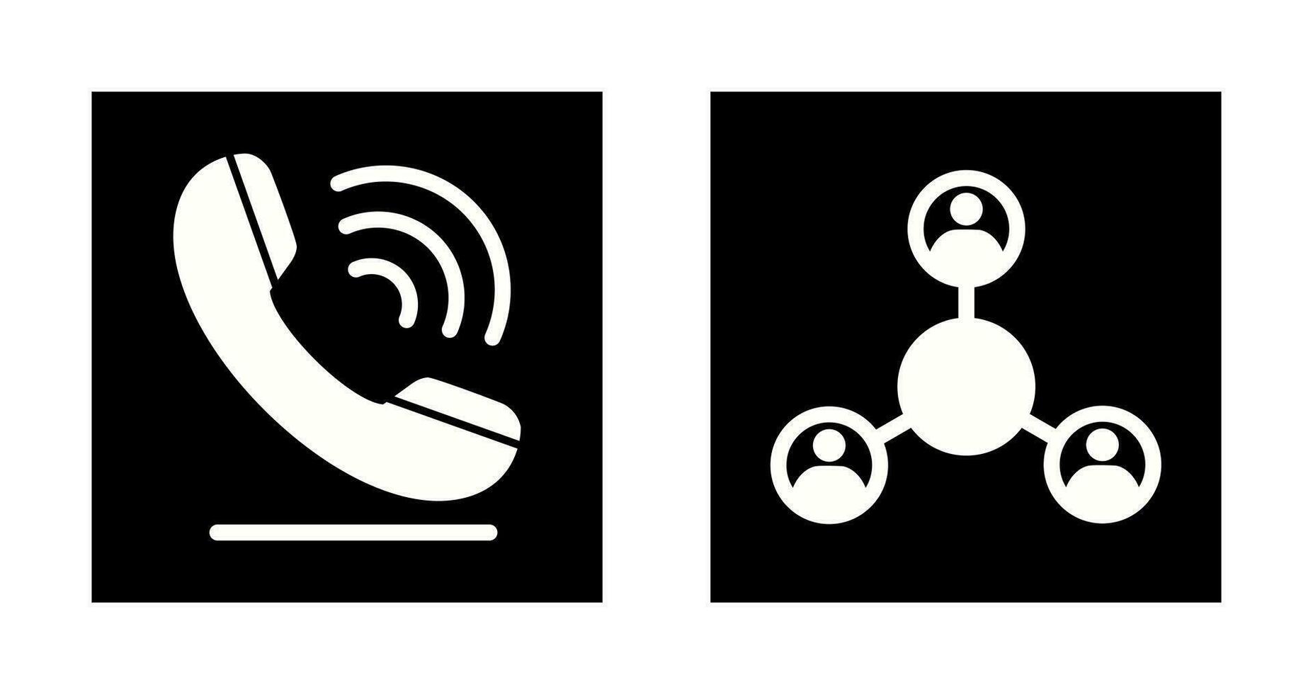Phone and Share Icon vector
