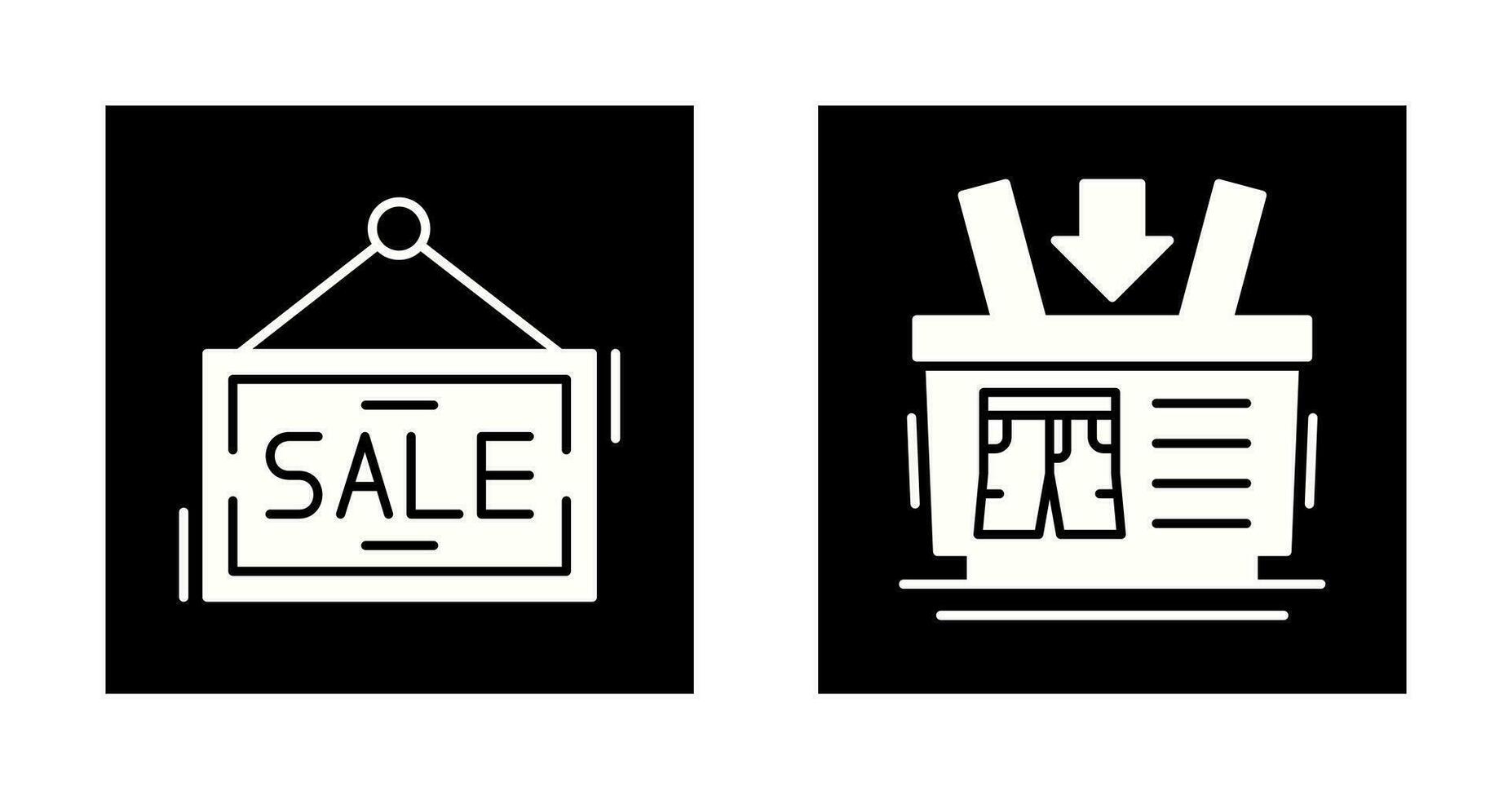 Shopping Basket and Super Sale Icon vector