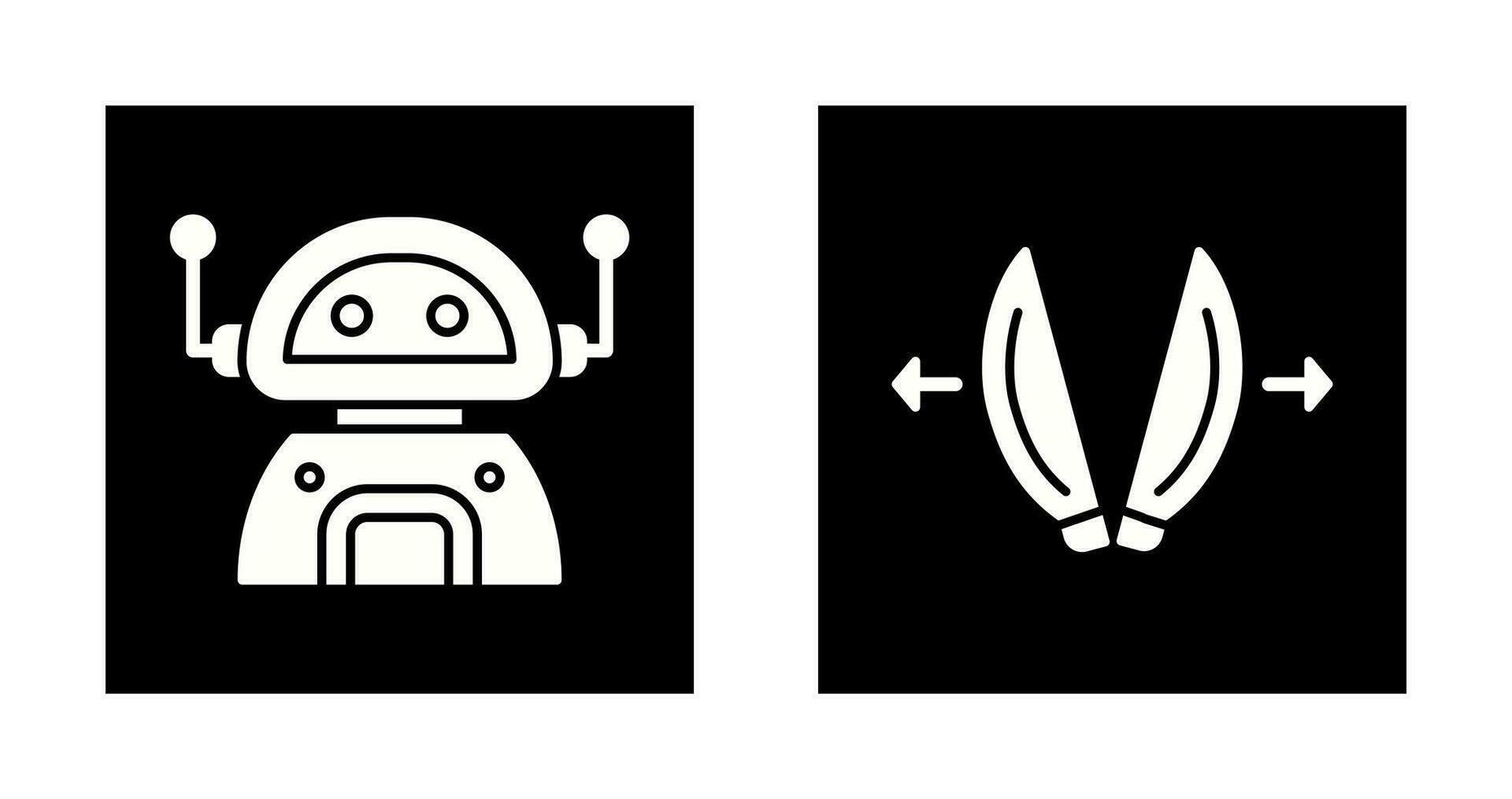 robot and playload Icon vector
