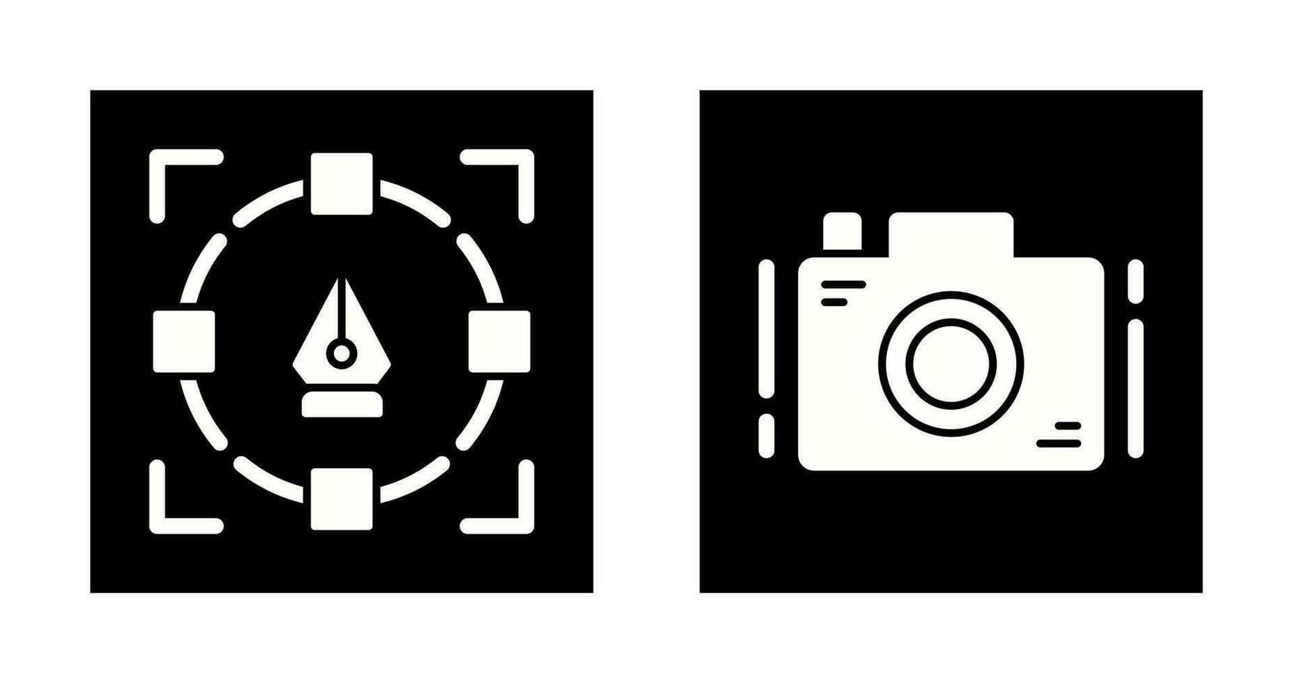 Camera and vector Icon