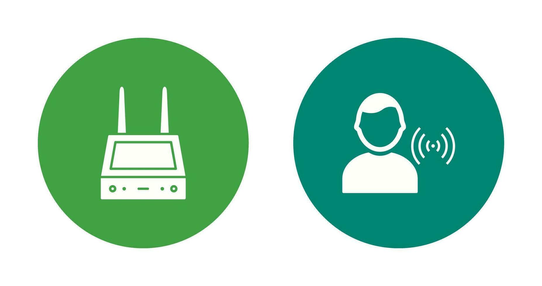 router and signal  Icon vector