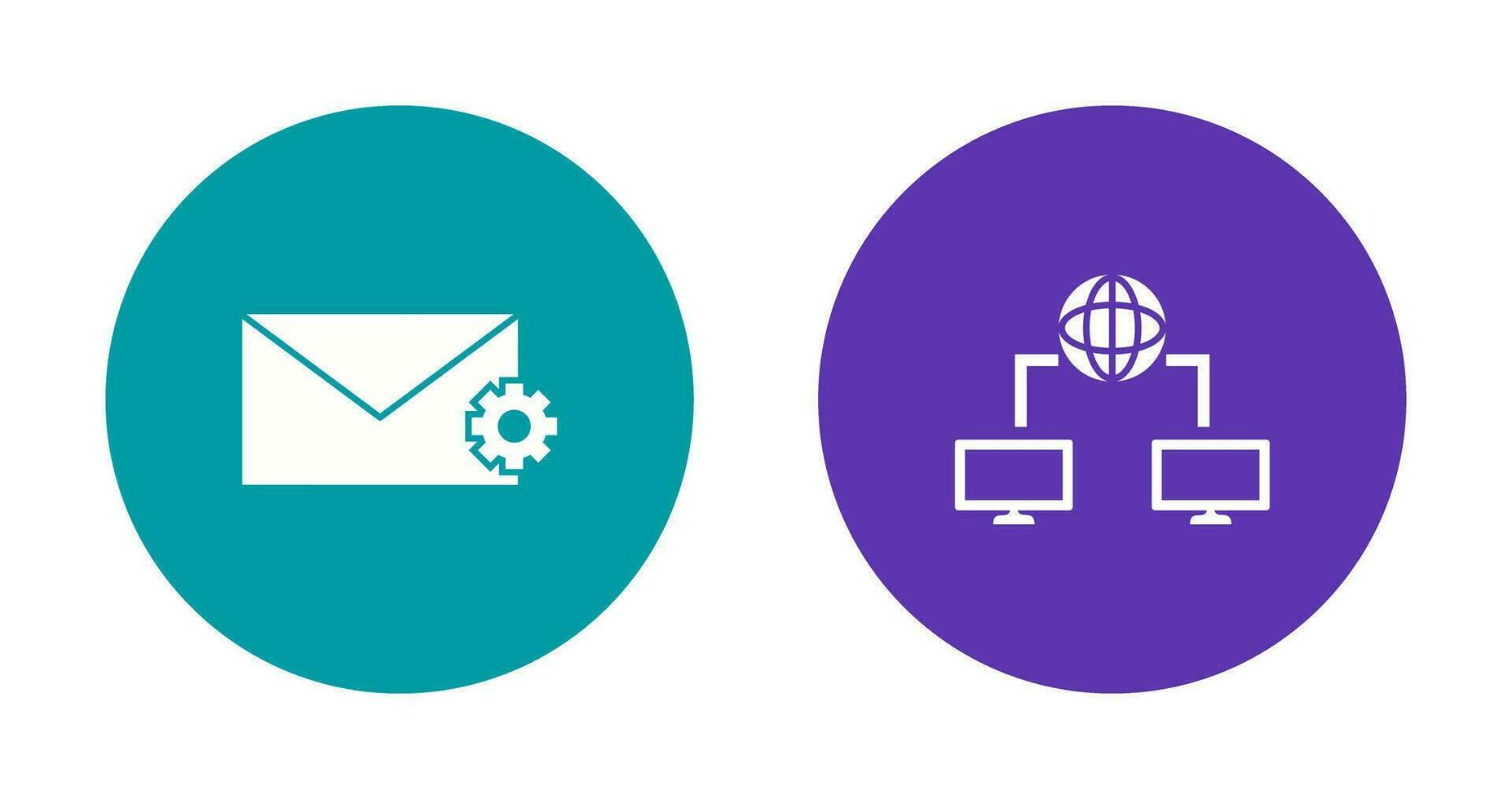 message setting and internet connectivity  Icon vector