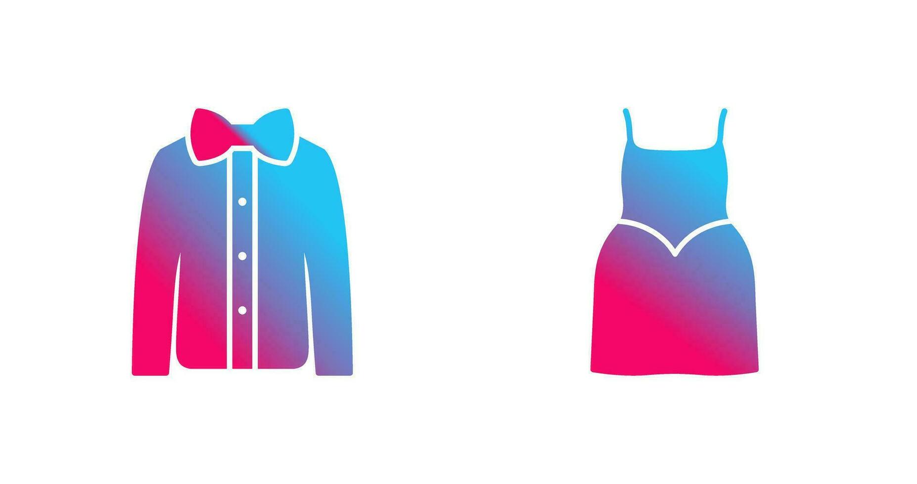 Shirt with Bow and Party Icon vector