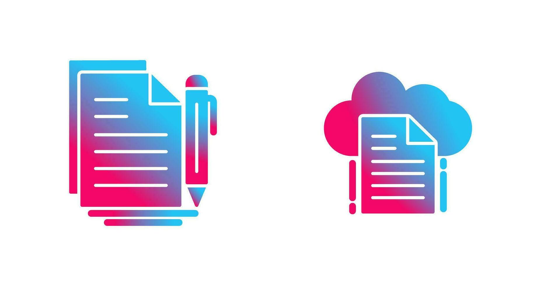 Document and File Icon vector