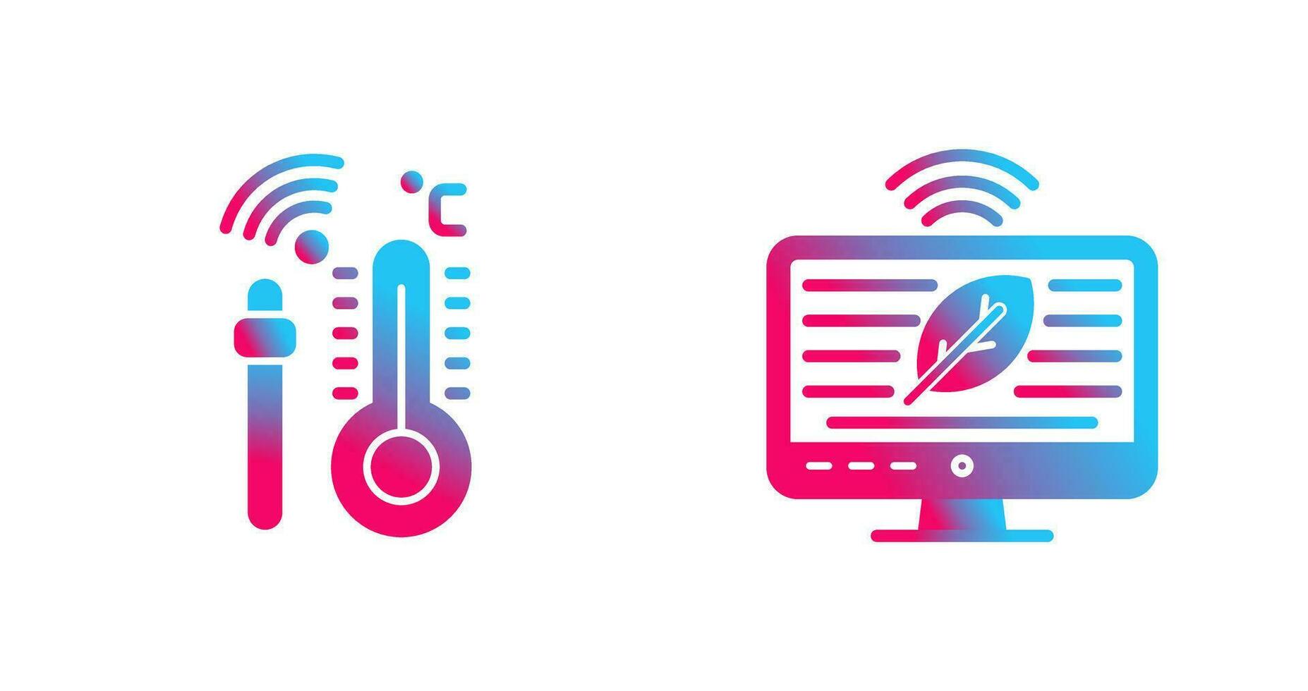 hidropónico y tecnología icono vector