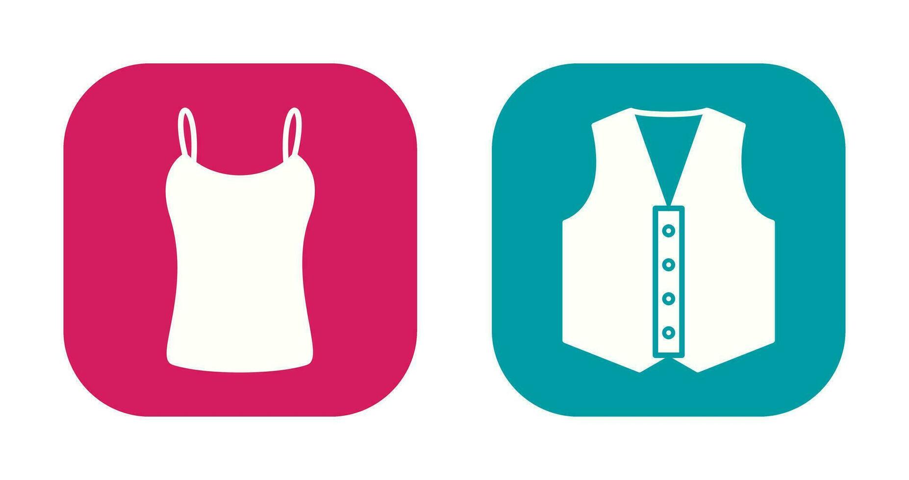 Ladies Vest and safety Icon vector