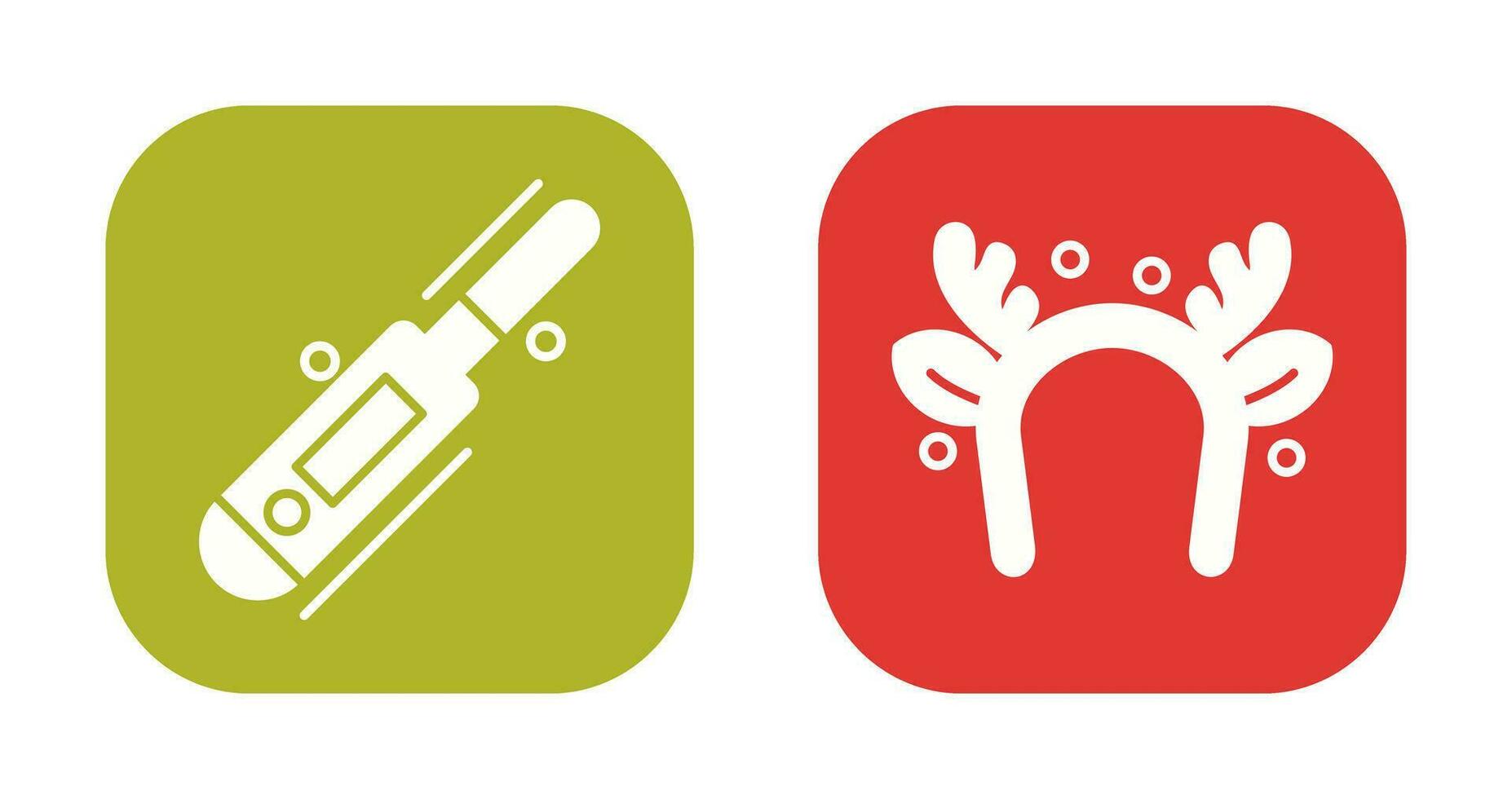 Thermometer and Headband Icon vector