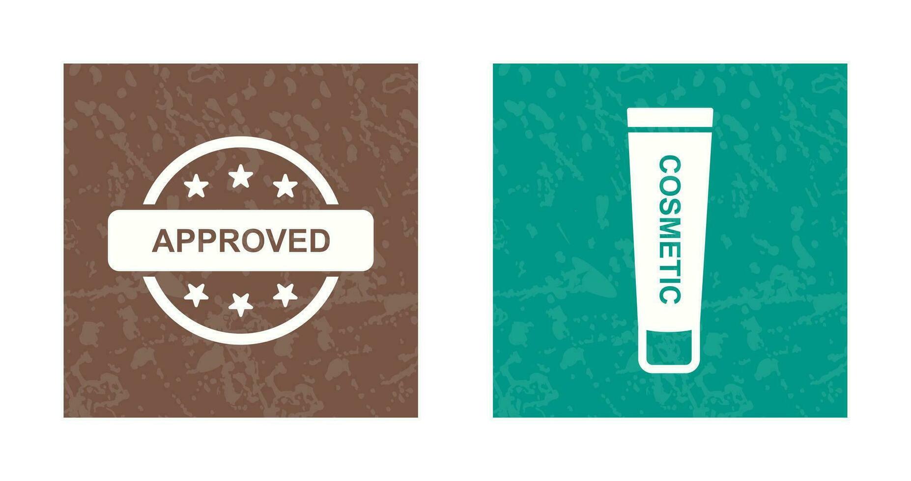 Approved and Creem Icon vector