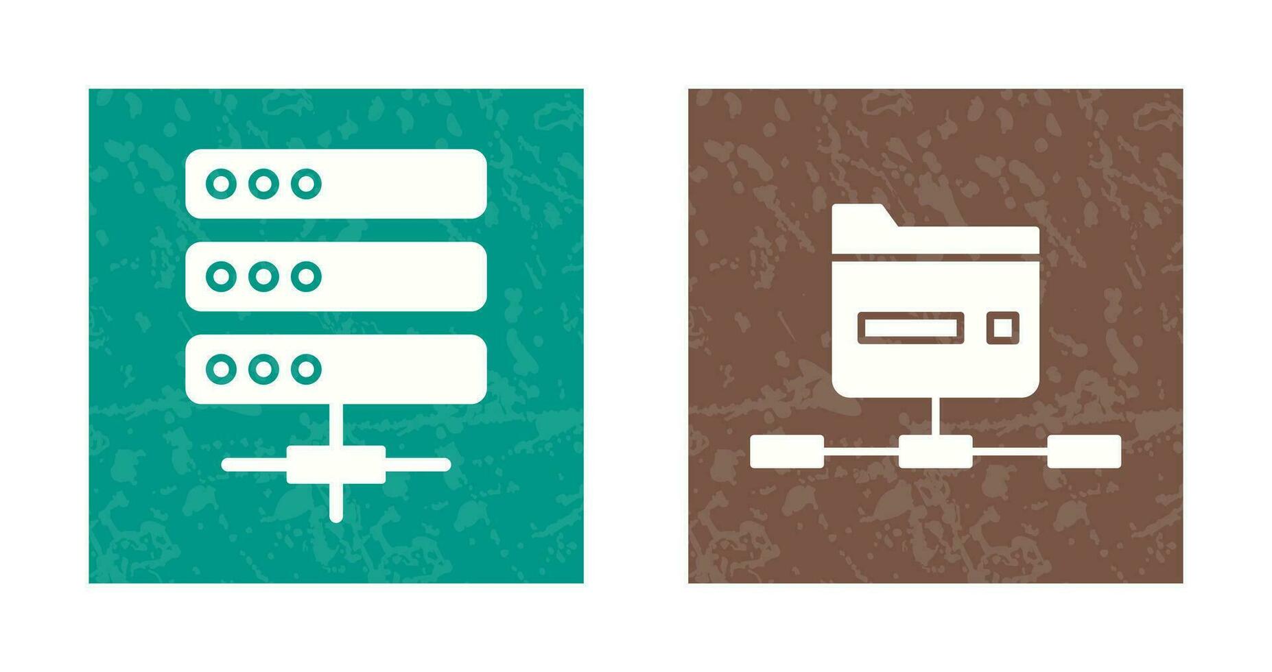 Server and Network Icon vector