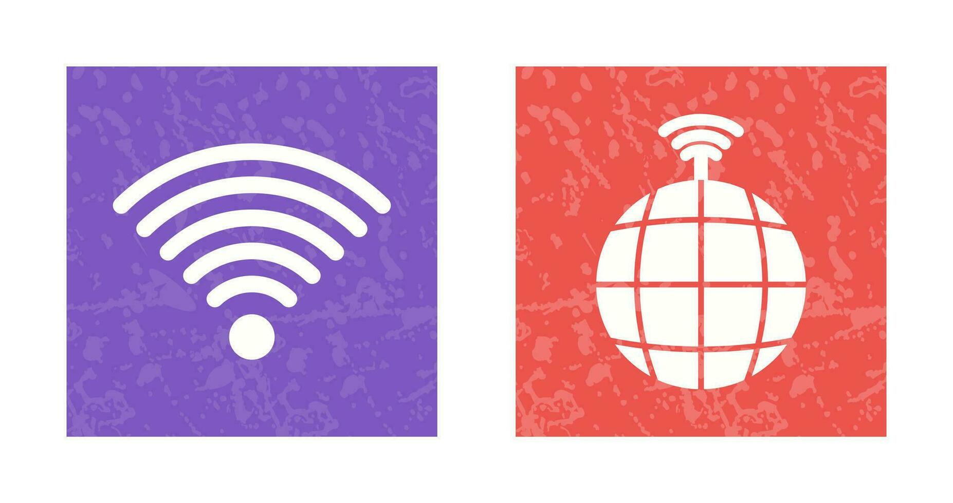 Signal on User and global Signals Icon vector