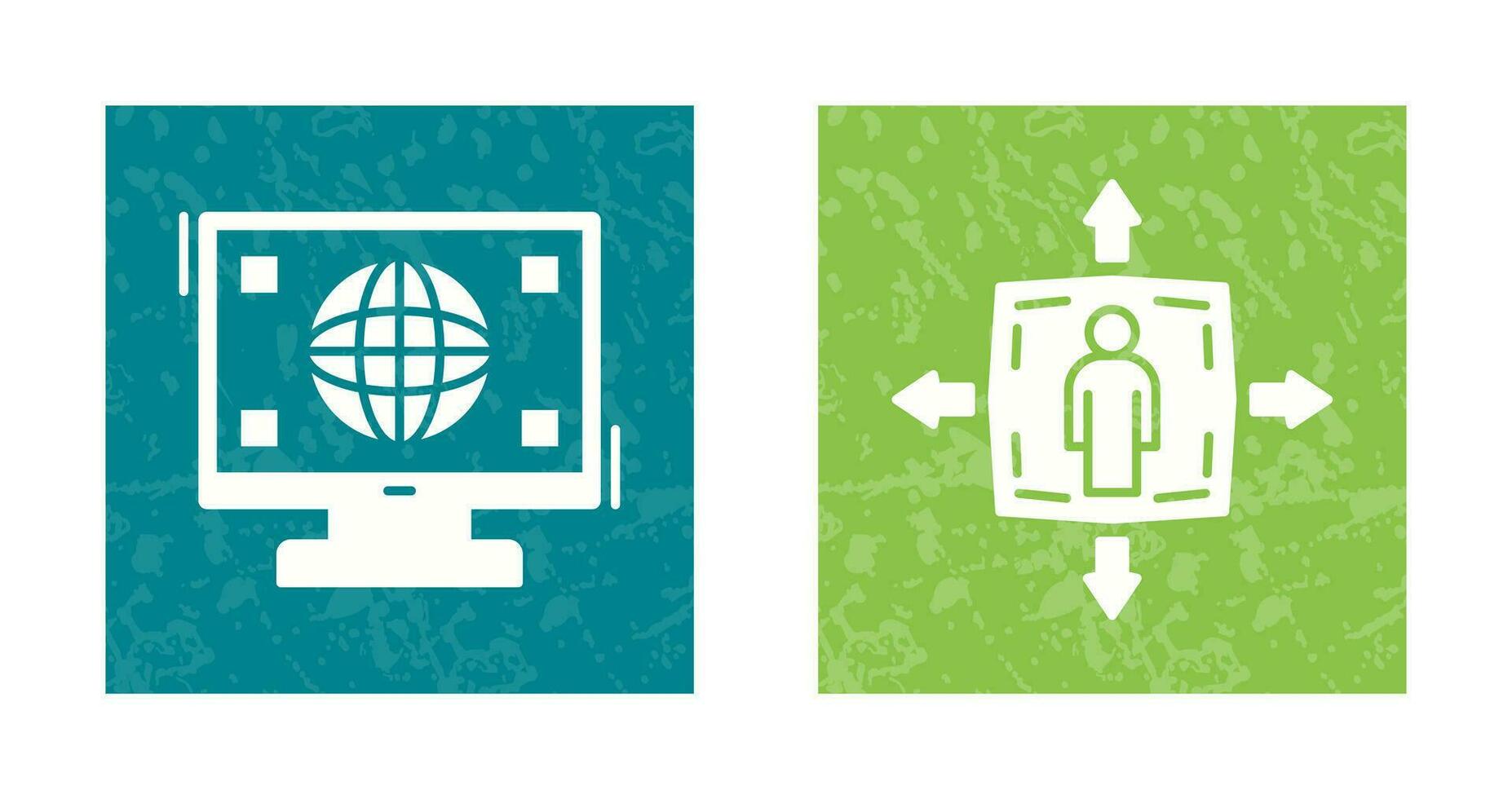 Worldwide and Humanpictos Icon vector