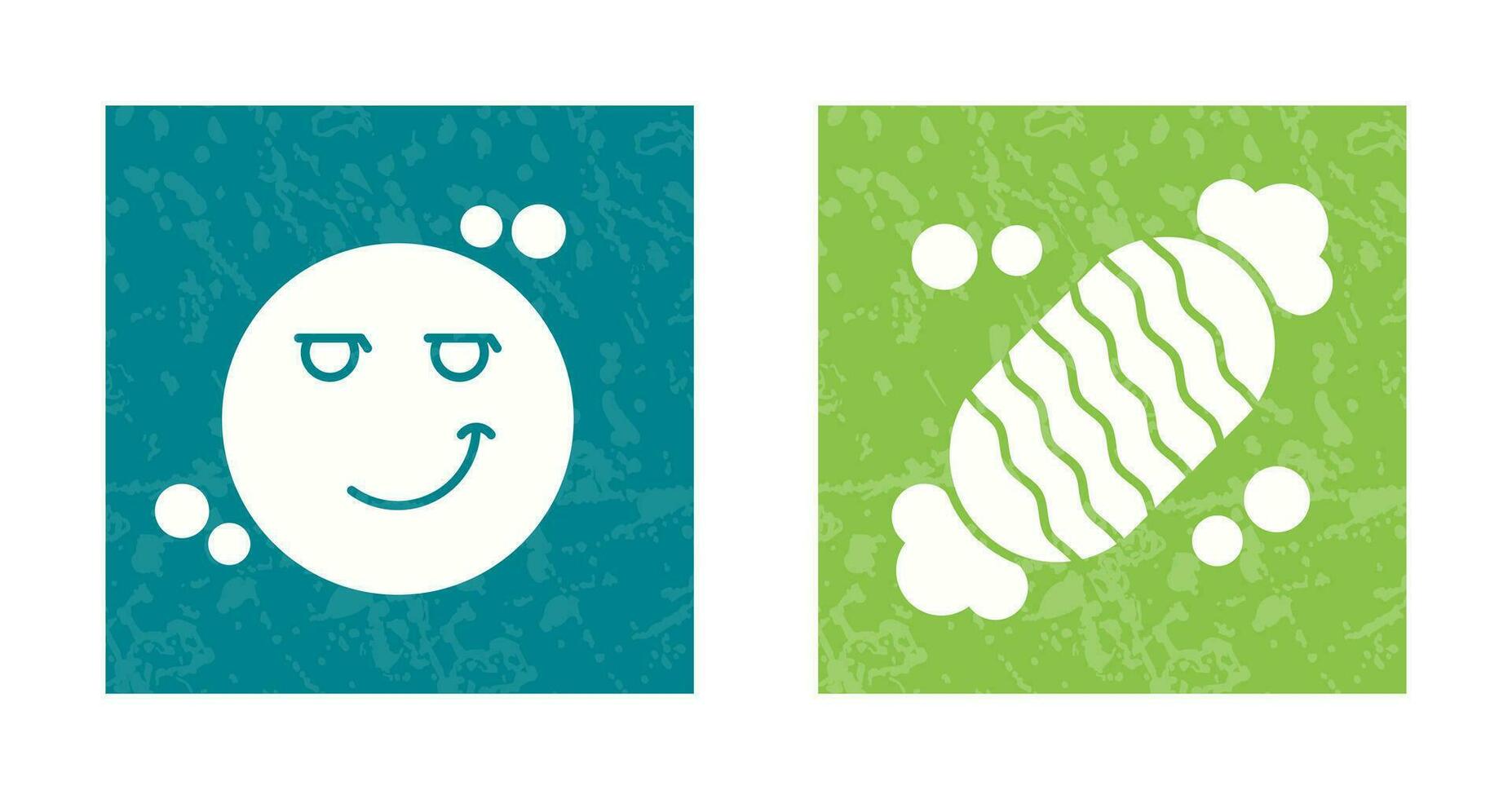 Smirk and Candy Icon vector