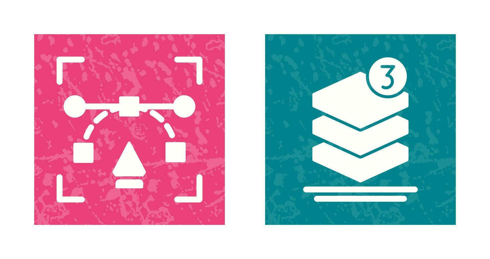 vector and layer Icon