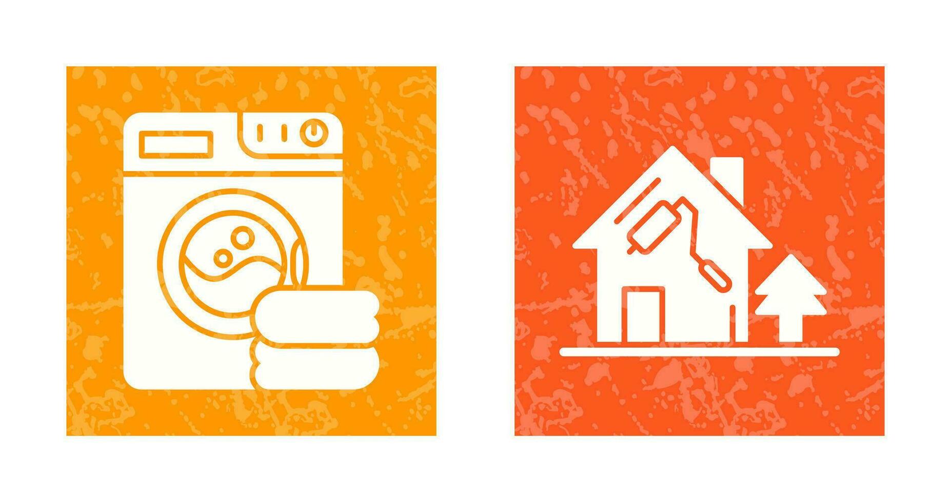 Washing Machine and Home Repair Icon vector