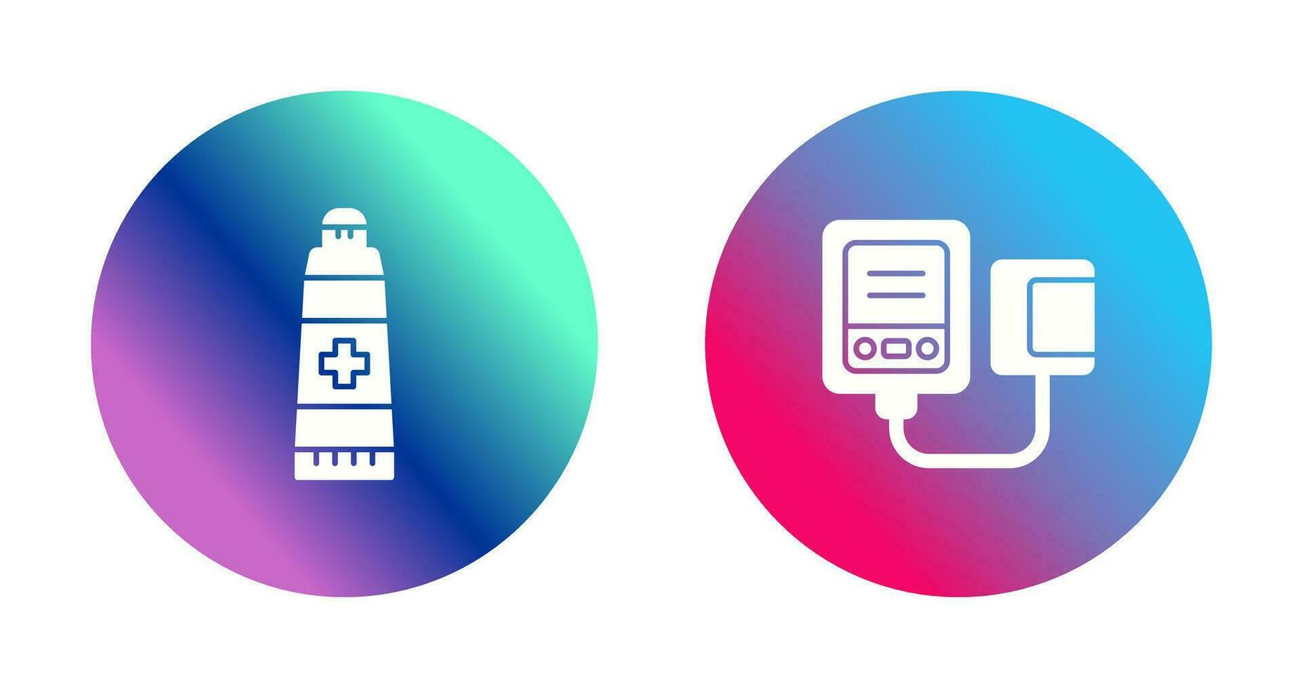 Ointment and Blood Icon vector
