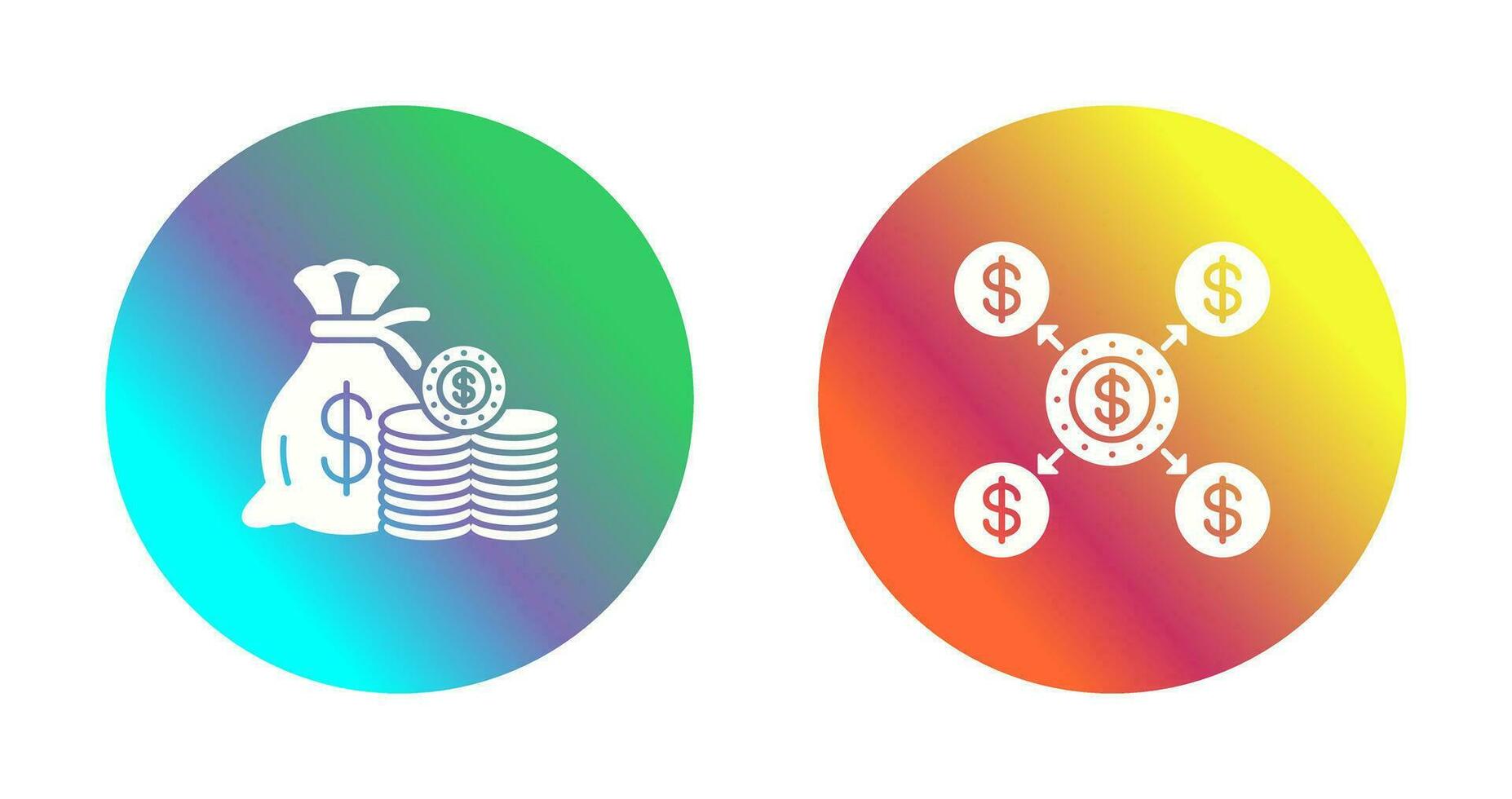 Saving and Distribution Icon vector
