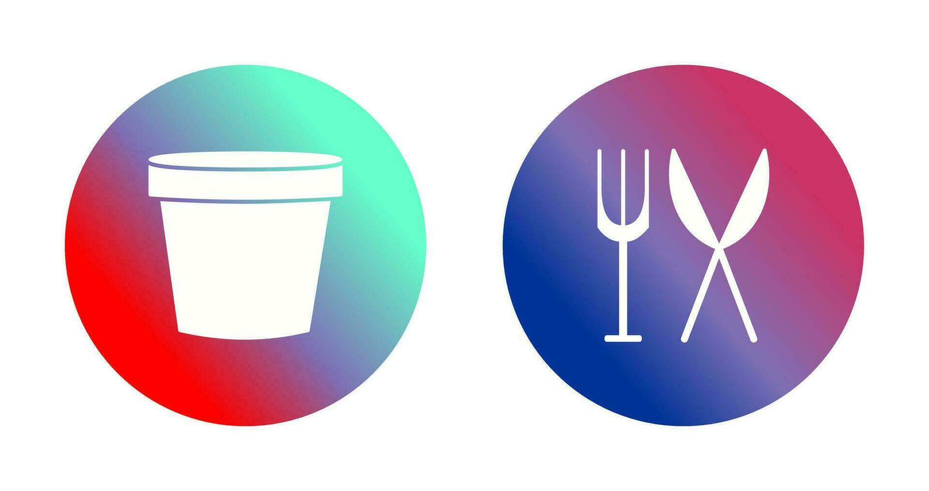 Plant Pot and Equipment Icon vector