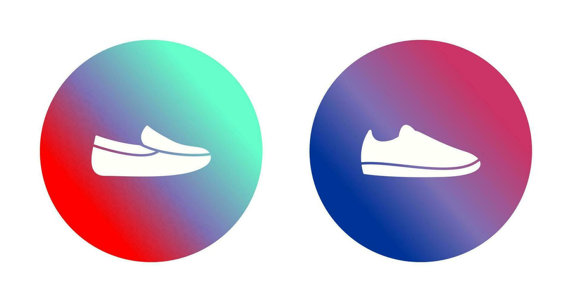 de los hombres mocasines y casual Zapatos icono vector