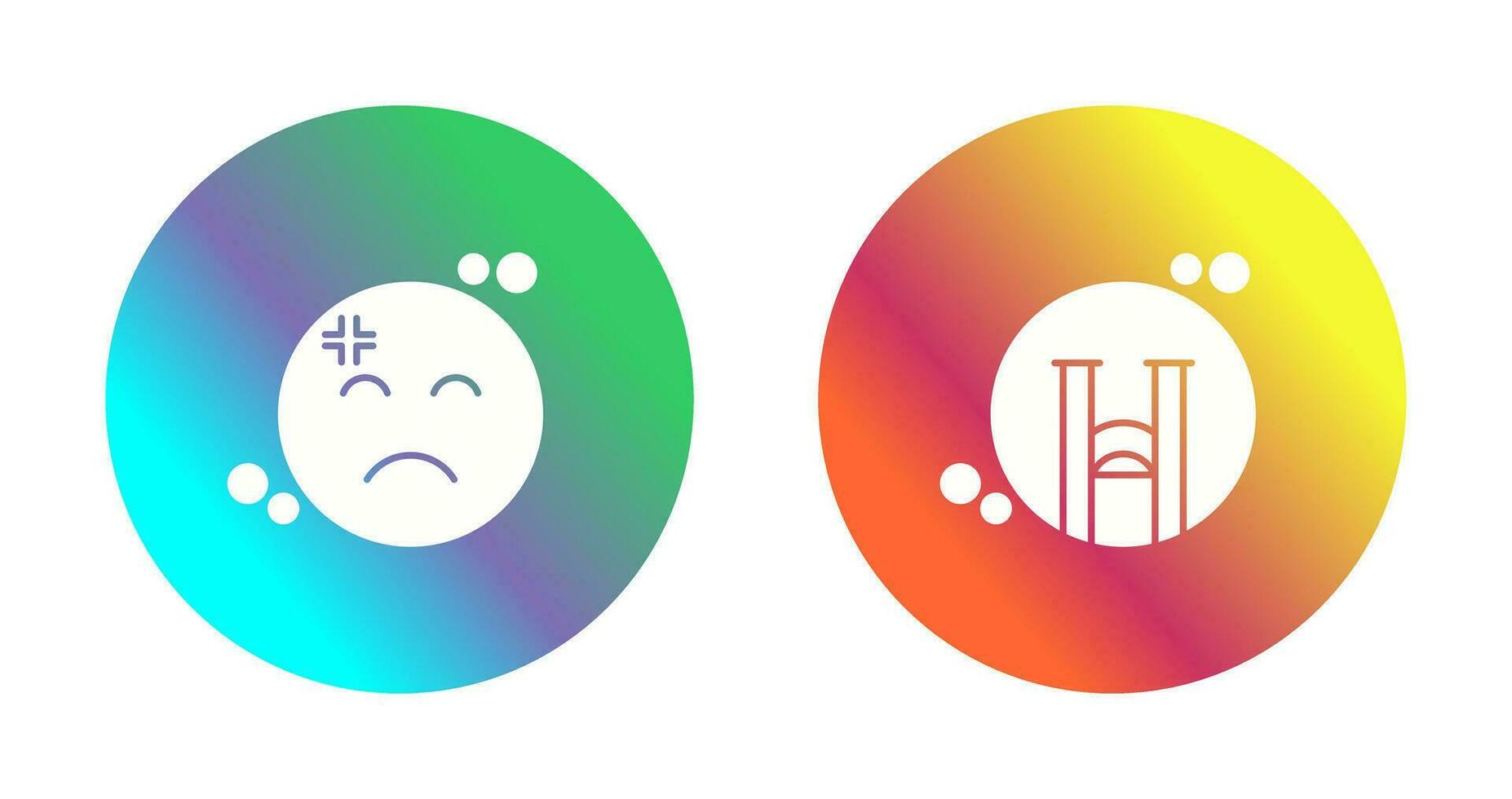 Dissapointment and Crying Icon vector