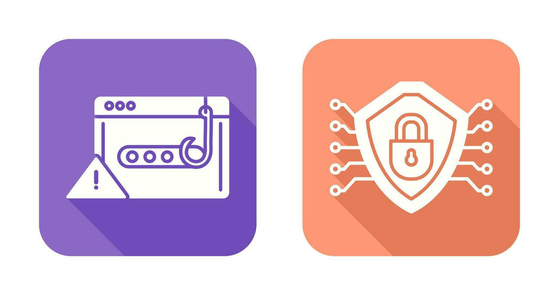 Phishing Password and Security Icon vector