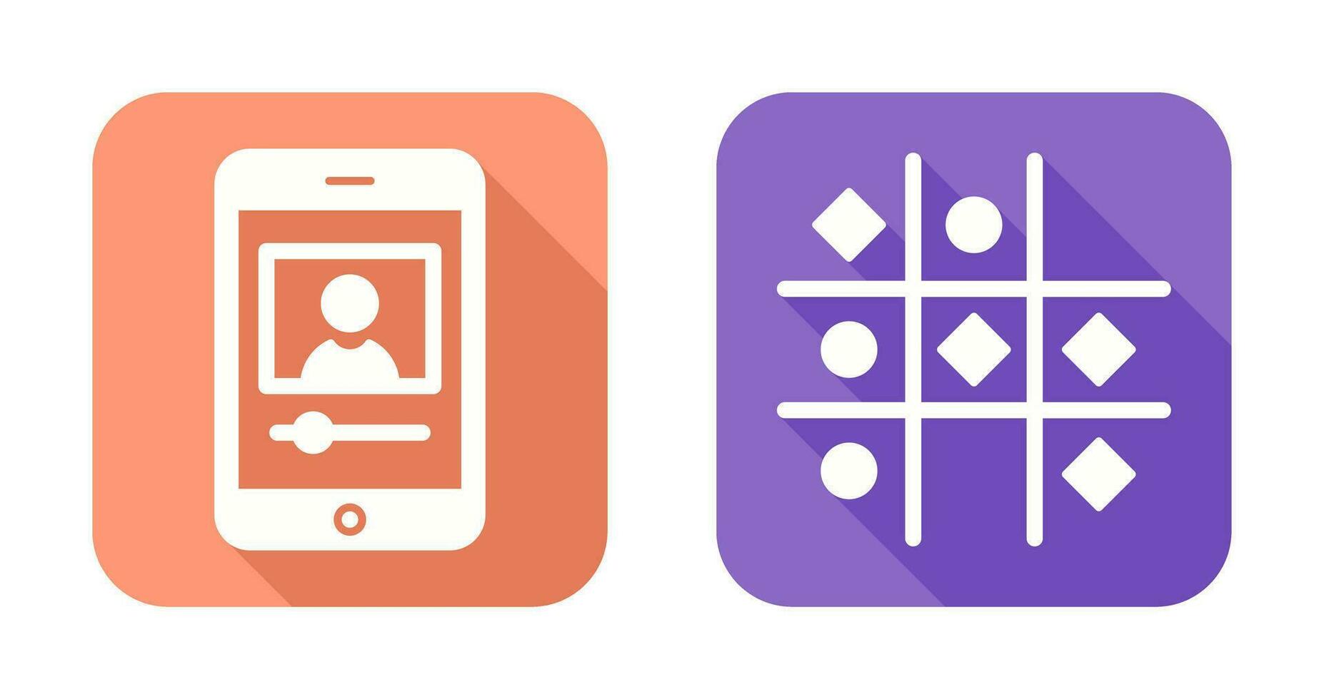log and Tic Tac Toe Icon vector