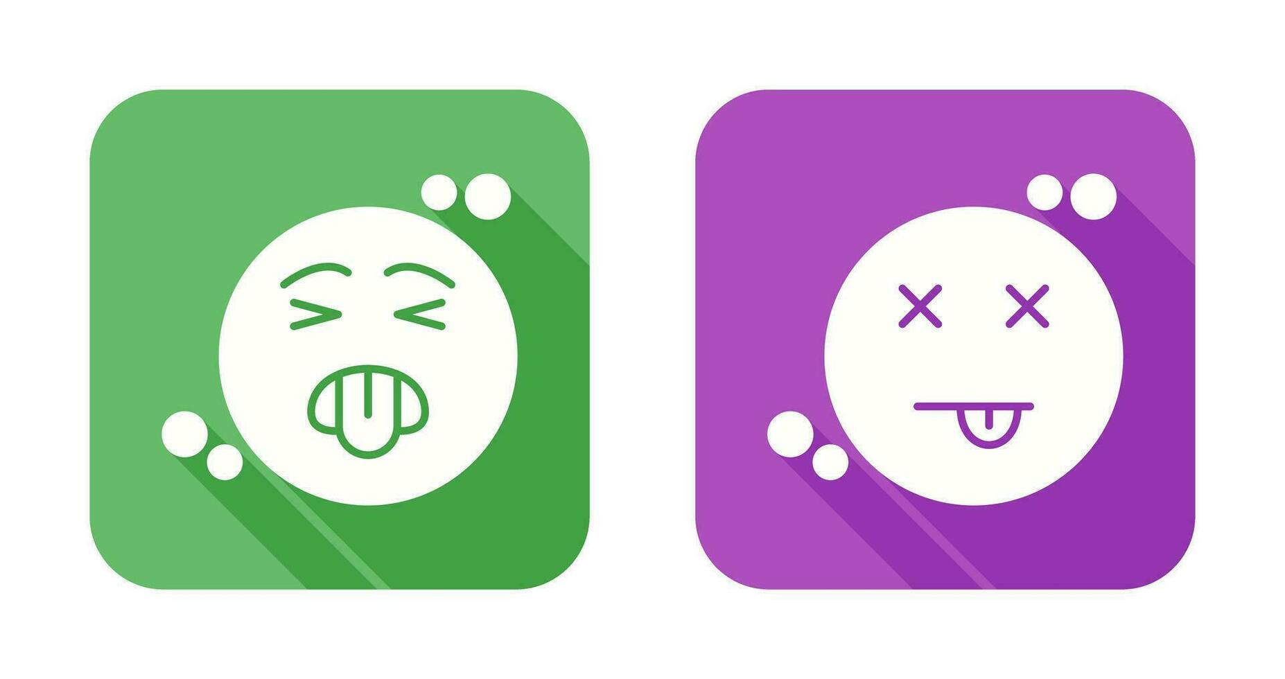 Disgusted and Dead Icon vector