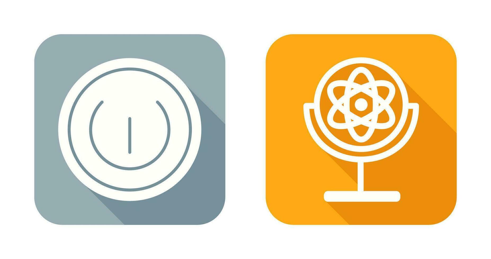 Gyroscope and Power Icon vector