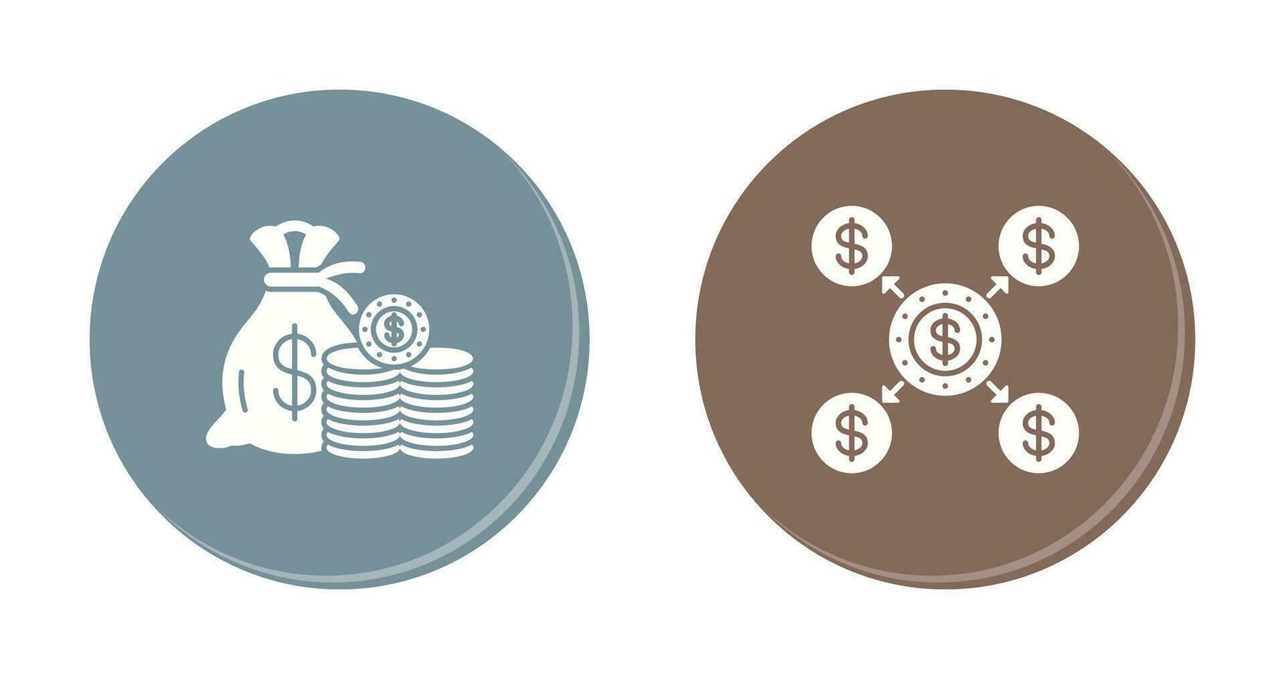 Saving and Distribution Icon vector