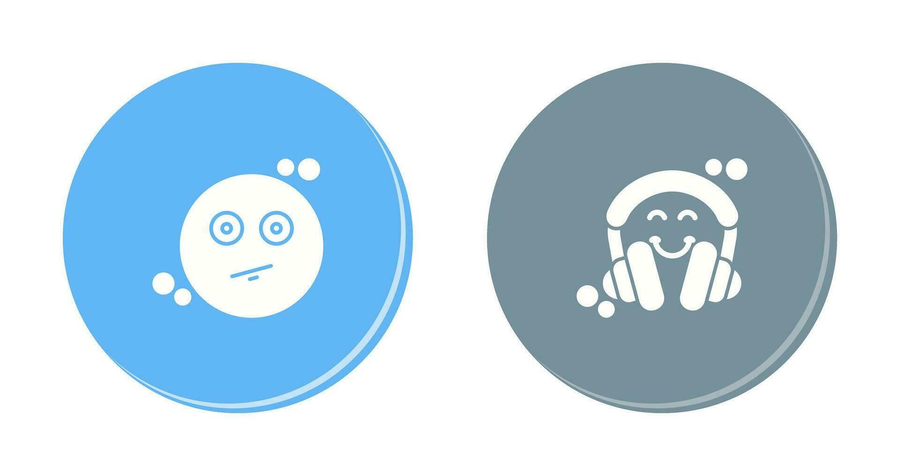 Neutral and Headphones Icon vector