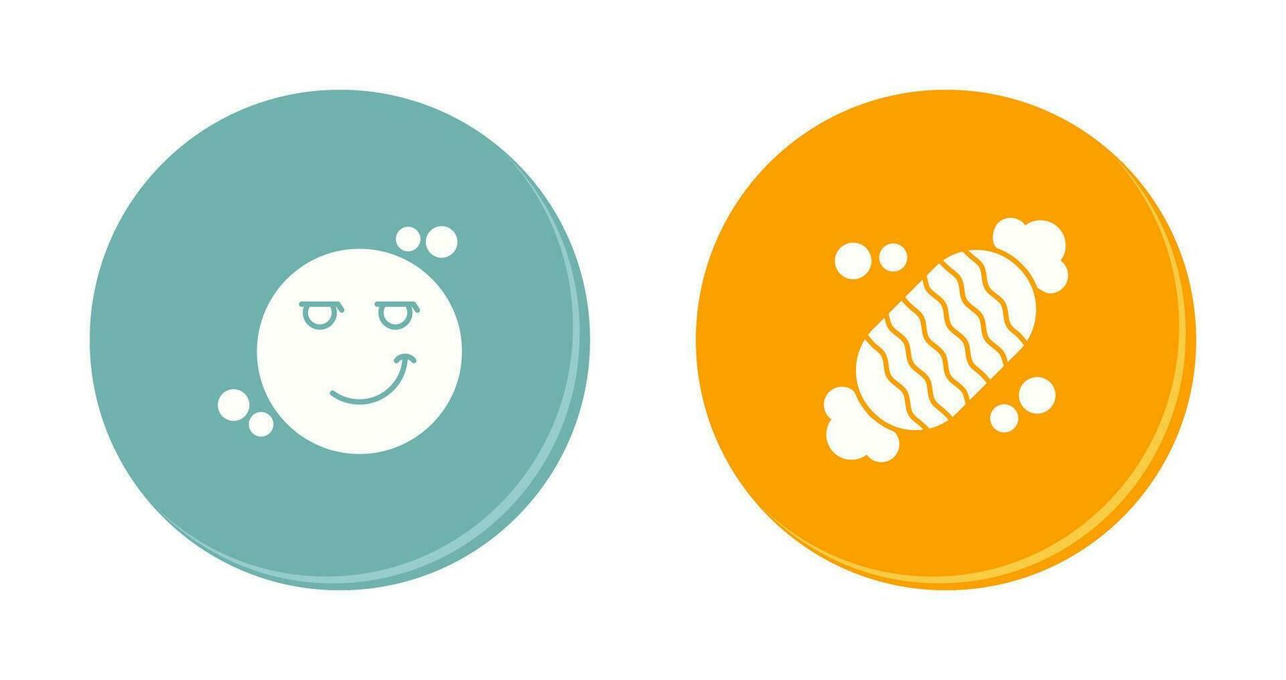 Smirk and Candy Icon vector