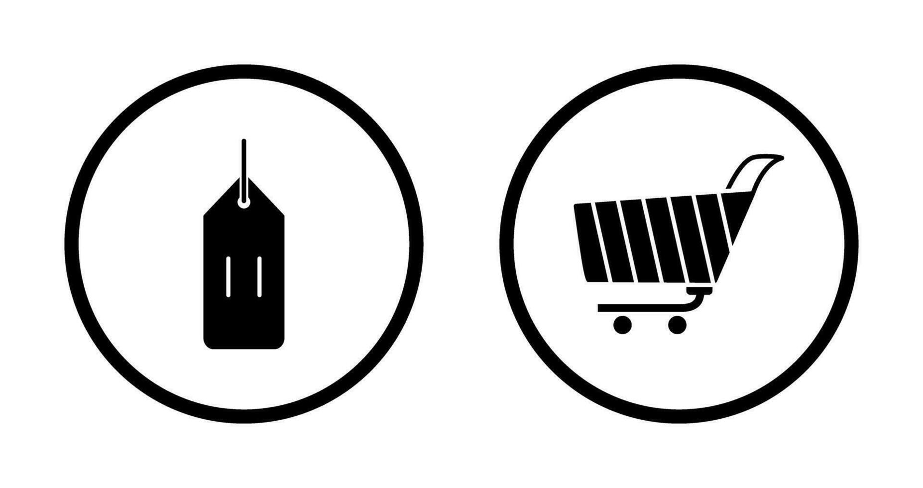 deals and shopping cart Icon vector