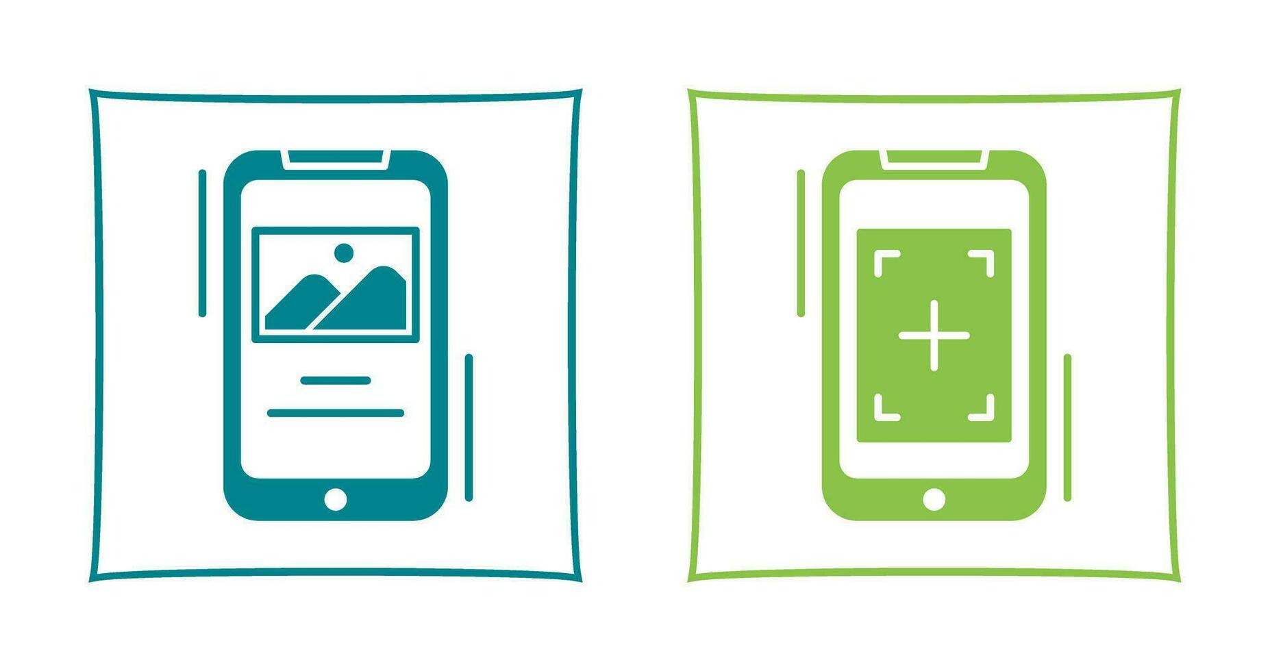 Gallery and Focus Icon vector