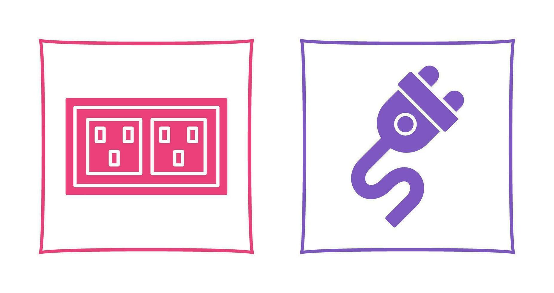 Socket and Plug Icon vector