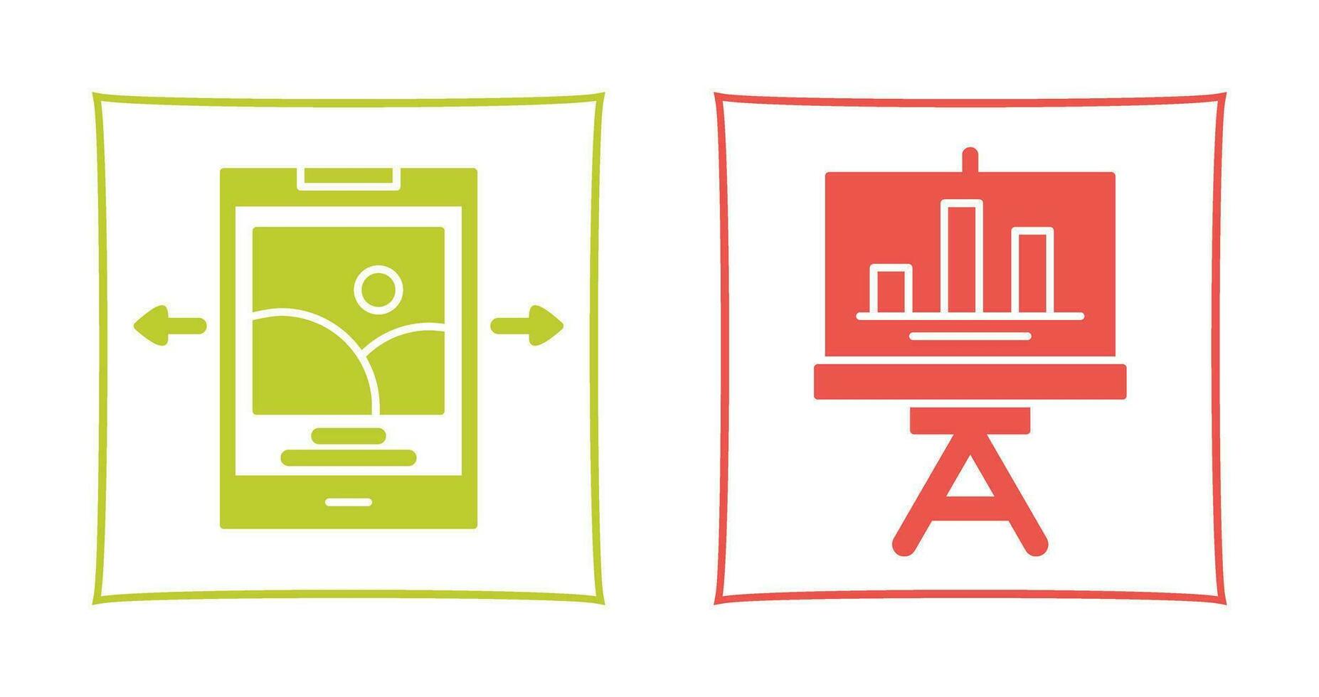 Swipe and Finance Icon vector