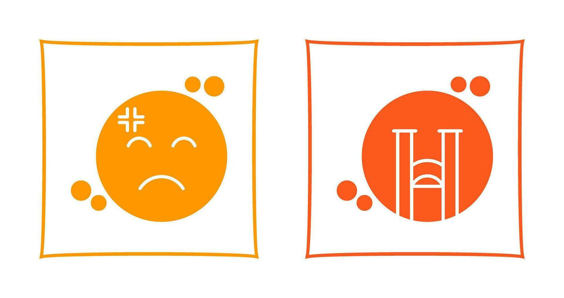 Dissapointment and Crying Icon vector