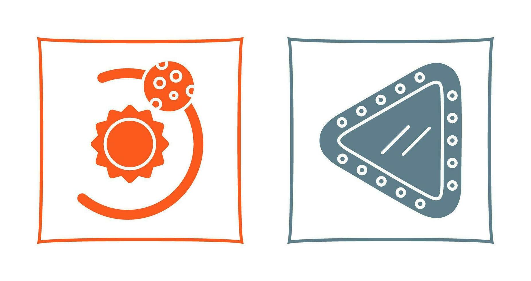 orbit and porthole Icon vector