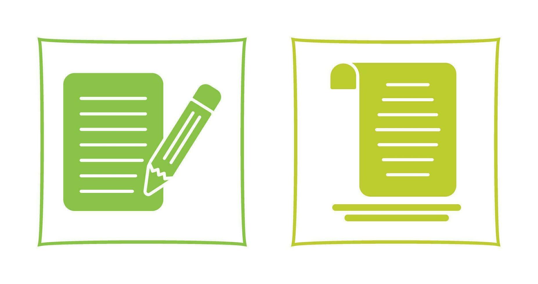 checklist and document  Icon vector