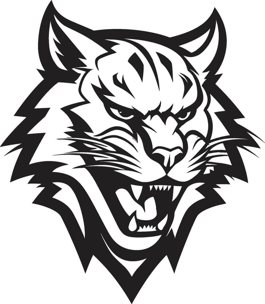 Bobcat Vector A Fierce and Beautiful Creature Bobcat Vector Design A Wild Predator Animal in Vector Design Format