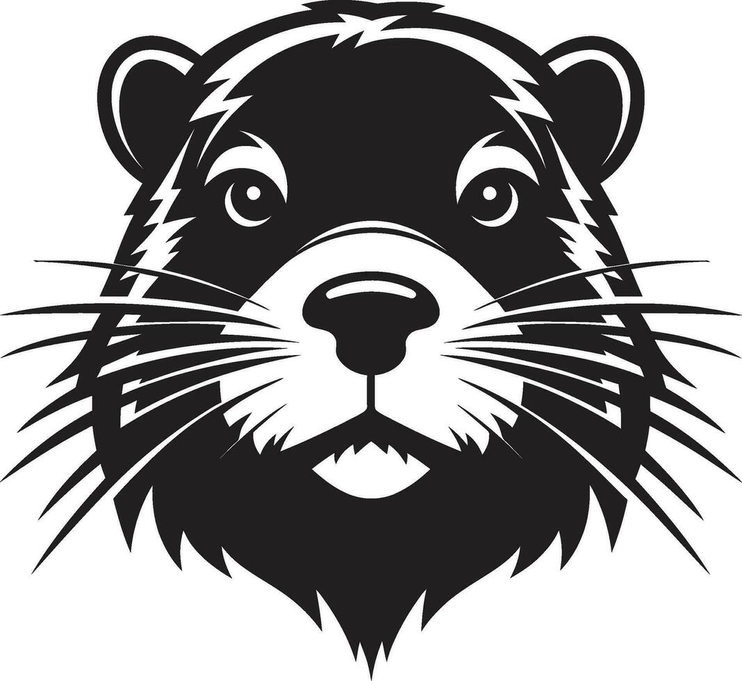 Smart Beaver Icon Beaver Kingdom Seal vector