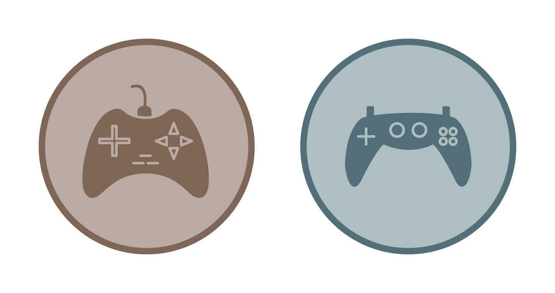 Gaming Console and Gaming Console Icon vector