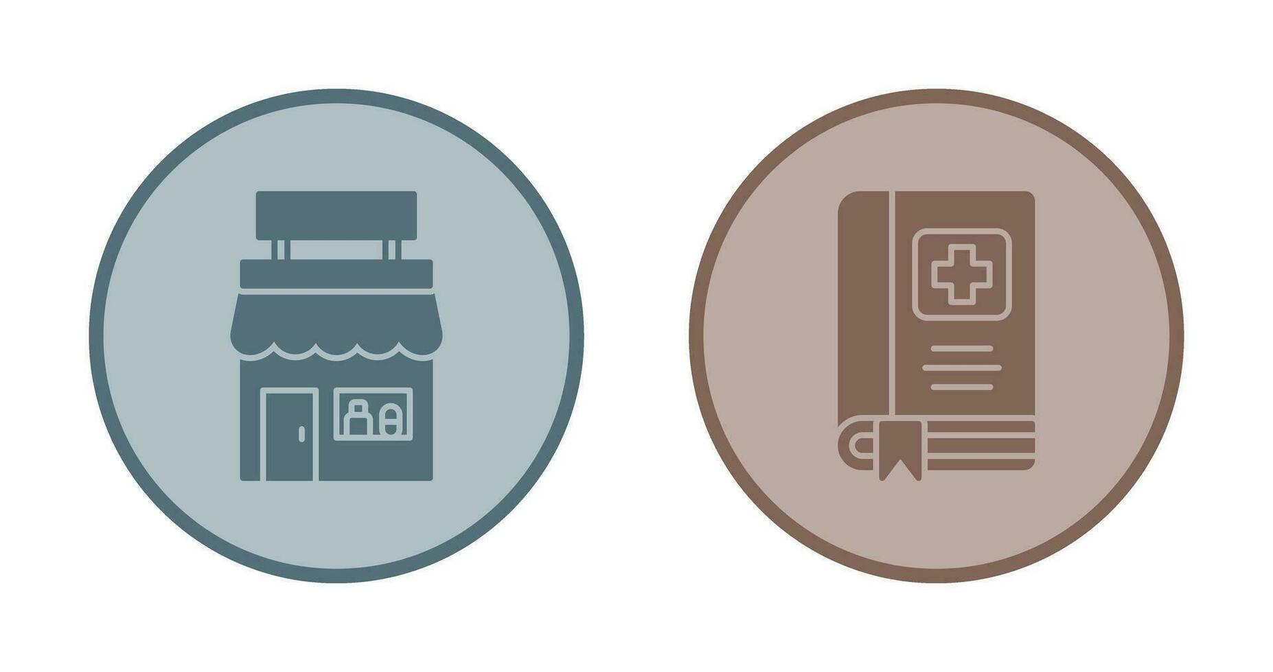Dispensary and Medical Icon vector