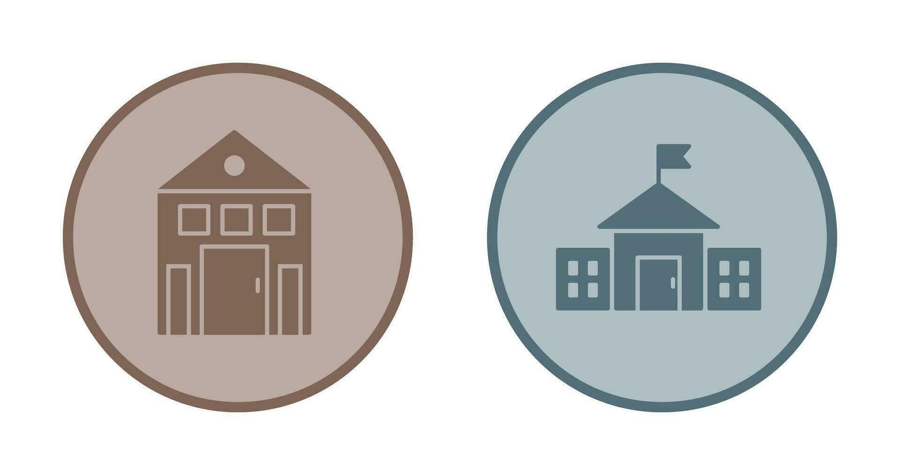 Building and Presidentitial Icon vector