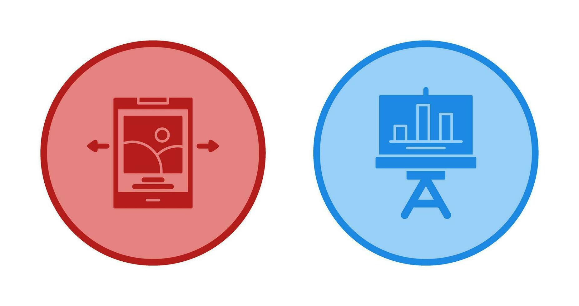 Swipe and Finance Icon vector
