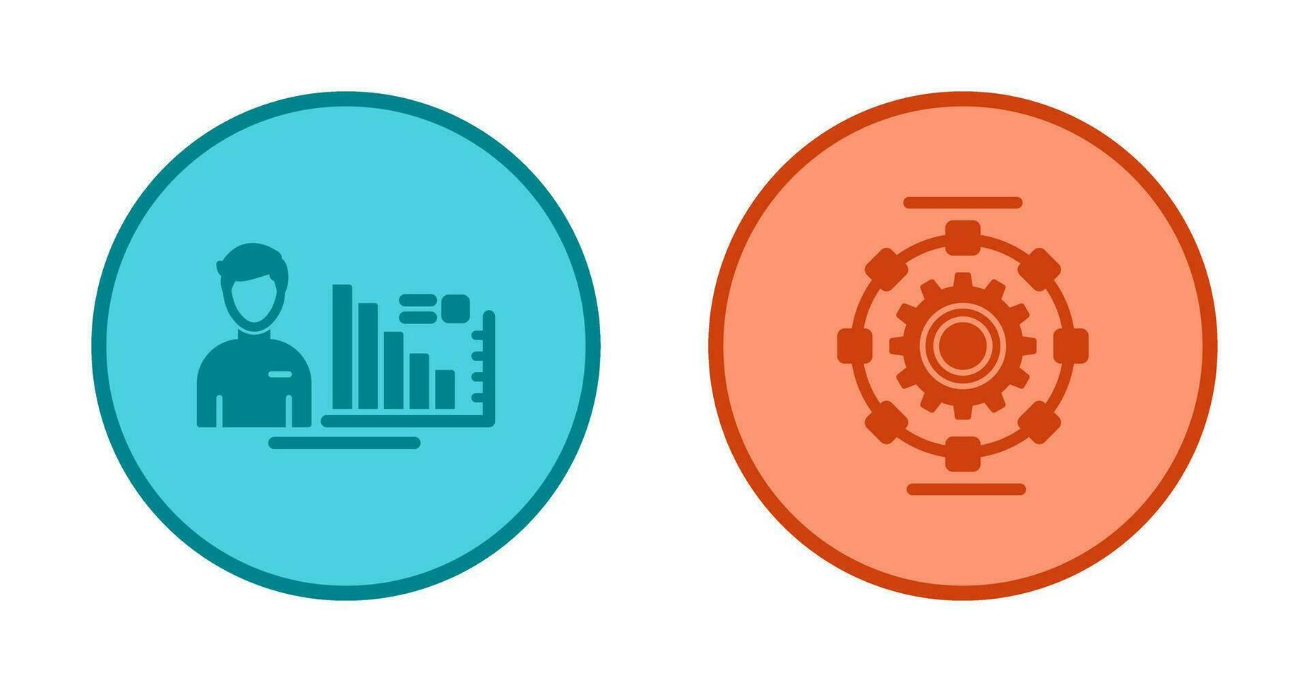 Consulting and Automated  Icon vector
