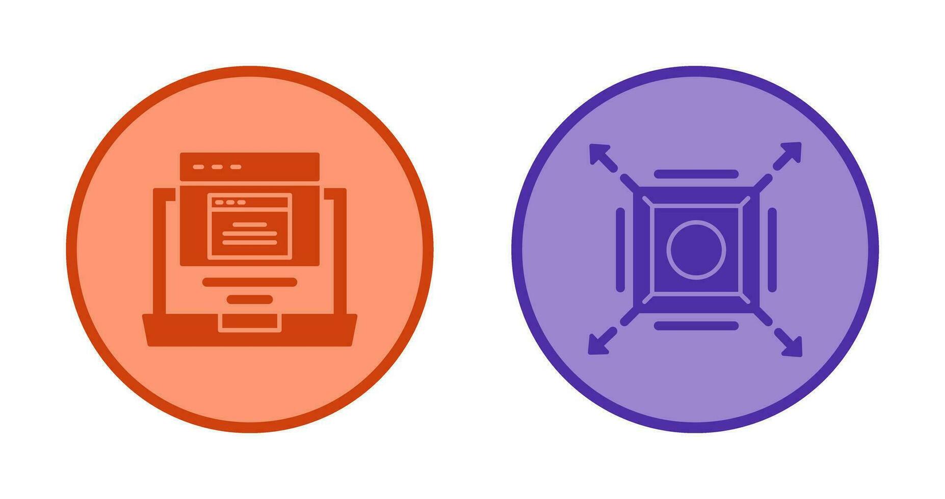Pop Up and Maximize Icon vector