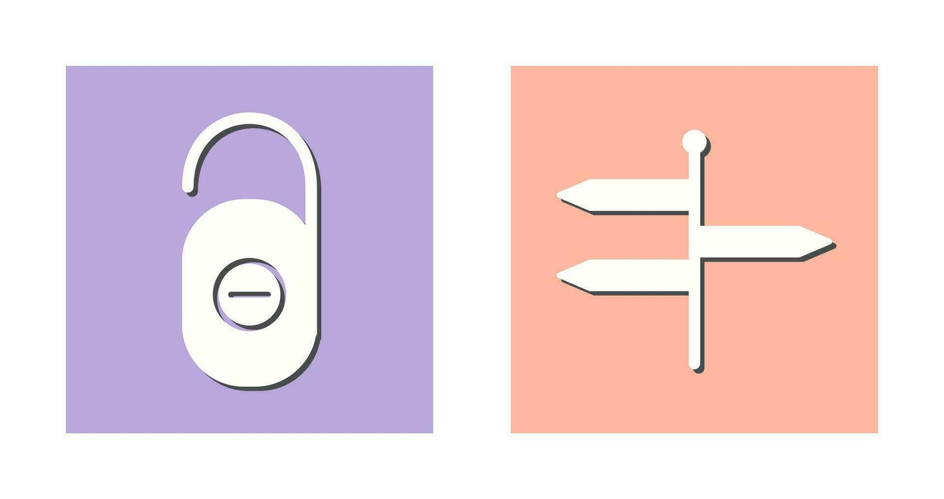 do not disturb and directions  Icon vector