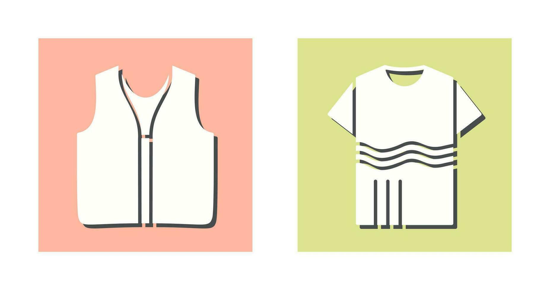 Swimming Vest and Accessory Icon vector